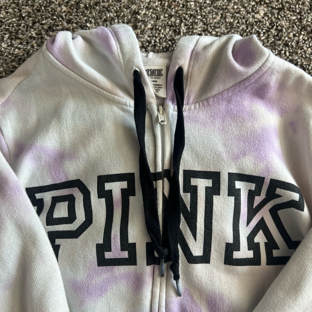 PINK Victoria's Secret Kids Hoodie - Purple and Black